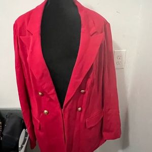 Red blazer